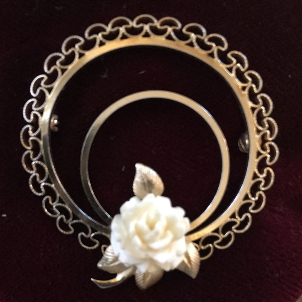 A.C. 12k G F Brooch